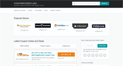 Desktop Screenshot of couponcodeplaza.com