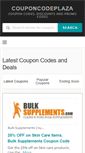 Mobile Screenshot of couponcodeplaza.com